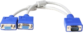 Кабель Atcom VGA — 2хVGA 0.1 м White (10800)