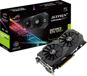 Відеокарта GeForce GTX 1050 Ti 4GB Asus ROG Strix Gaming (ROG-STRIX-GTX1050TI-4G-GAMING) Б/В