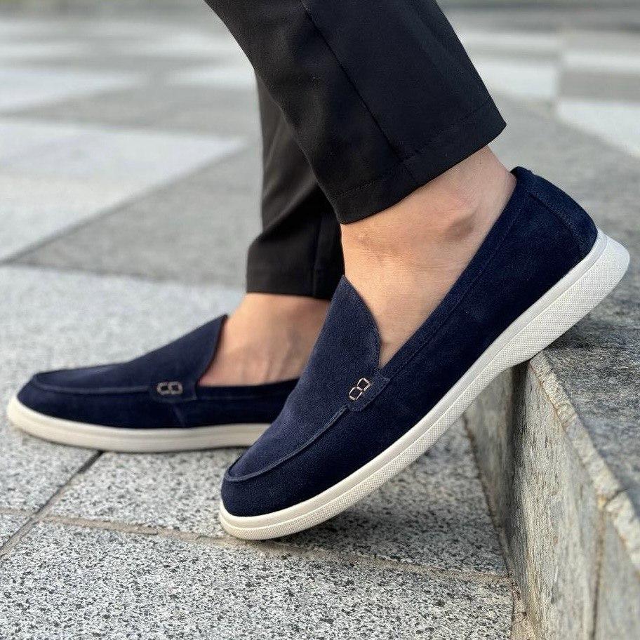 Чоловічі Лофери Натуральна Замша, фото 1