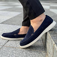 Чоловічі Лофери Натуральна Замша