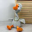 М’яка іграшка Гусак повторює слова Плюшева танцююча іграшка з голосовим повтором музикою підсвіткою 2 види, фото 3