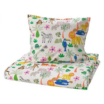 Набір дитячої постільної білизни IKEA NATTHÄGER 150x200/50x60 см 2 предмети 205.952.93
