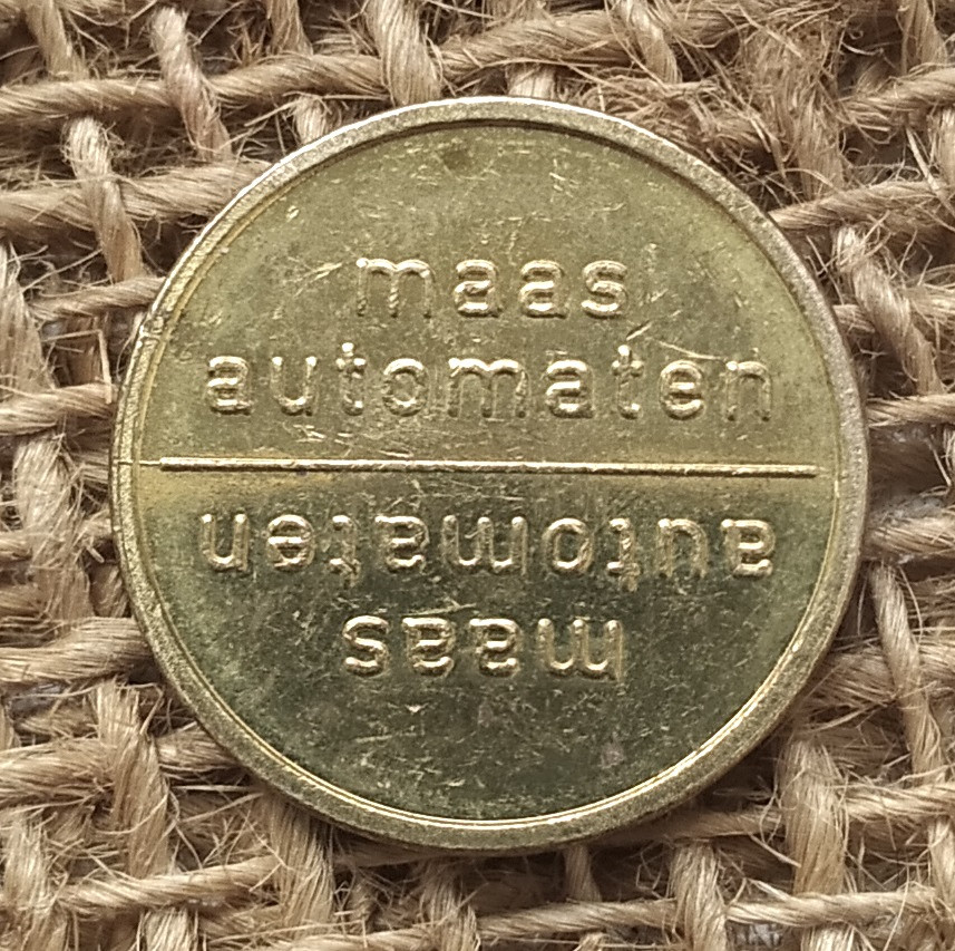 Жетон-токен "MAAS AUTOMATEN". Нiдерланди, фото 1