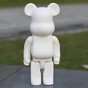 Статуетка Bearbrick 400% White 28 см. Іграшка дизайнерська Беарбрик білий. Bearbrick