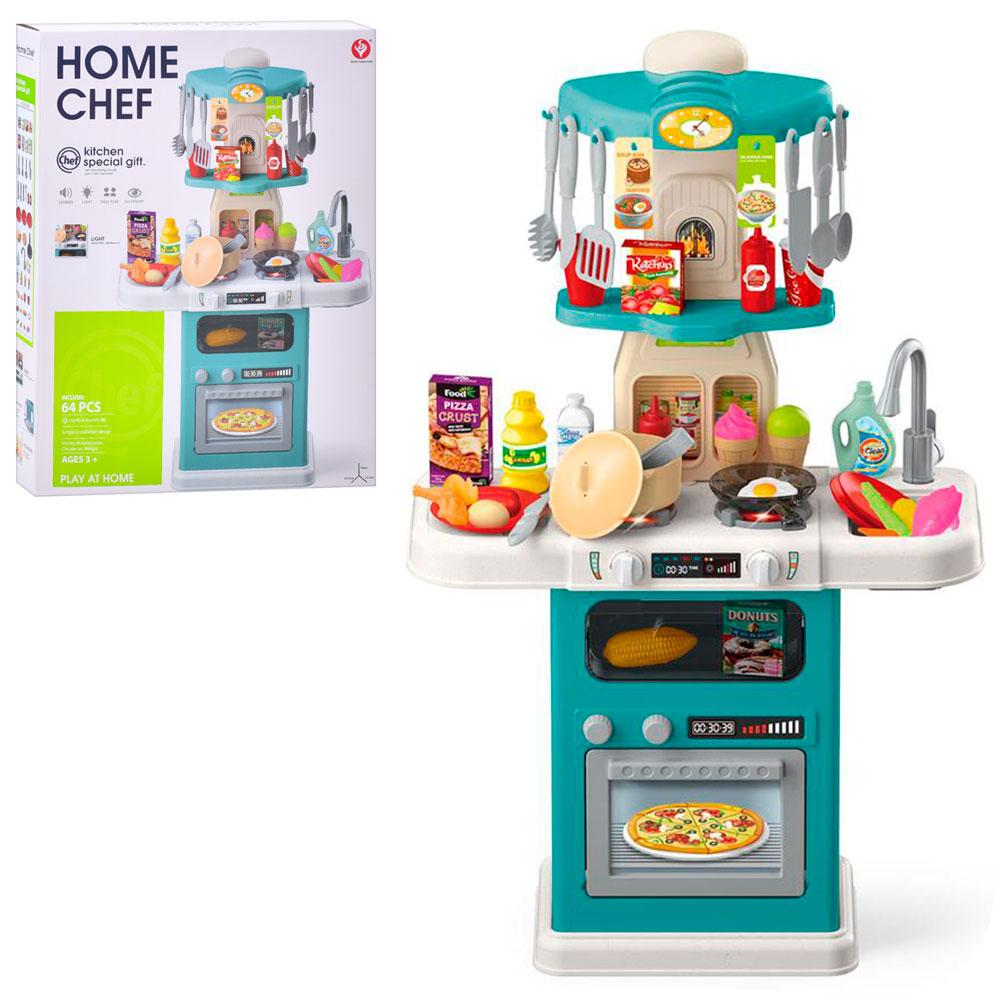 Кухня дитяча Modern Kitchen 922-210 з водичкою, висота 78 см, звук, світло, 64 предмети, фото 1