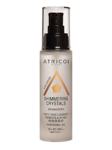 Рідкі кристали Atricos Shimmering Crystals для укладки для еластичної фіксації з аргановою олією