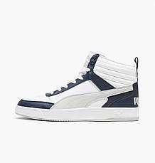 Кросівки Puma Dribble Mid Sneakers White/Blue, фото 4