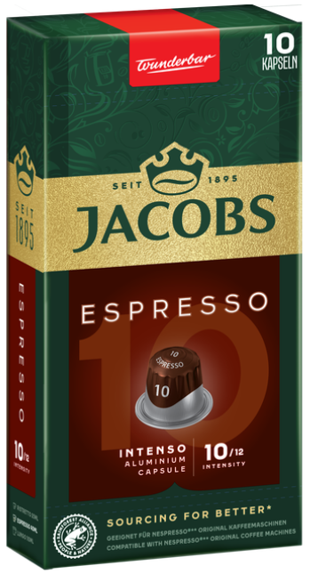 Кава в капсулах Nespresso Jacobs Espresso 10 Intenso