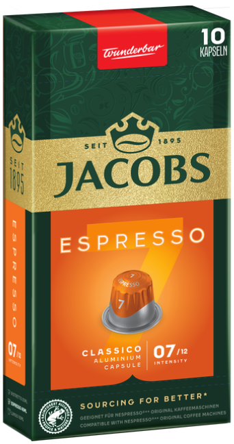 Кава в капсулах Nespresso Jacobs Espresso 7 Classico