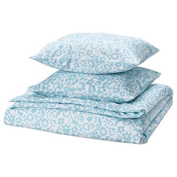 Набір постільної білизни IKEA CYMBALBLOMMA 200x200/50x60 см 3 предмети 105.469.53