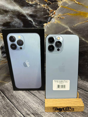 Bu моб тел Apple iPhone 13 Pro Max 256Gb Sierra Blue Grade A, фото 1