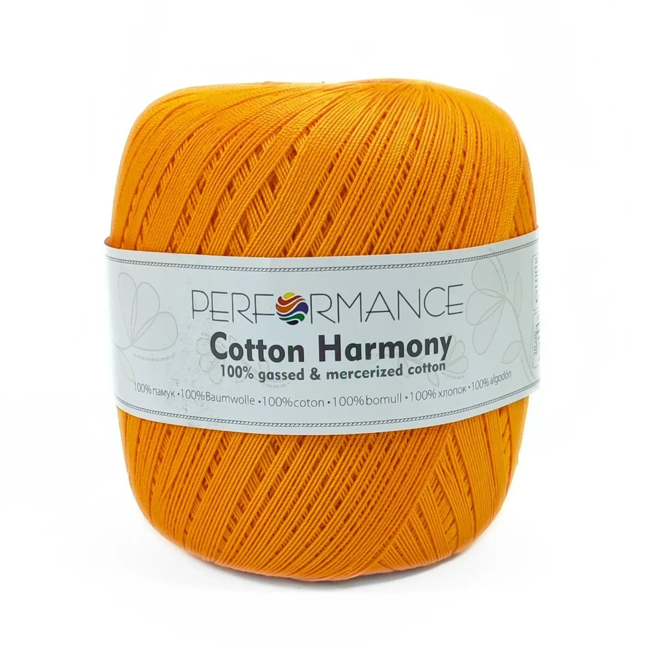 Пряжа Cotton Harmony/Коттон Гармоні, помаранчевий 0342, Performance, фото 1