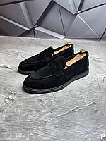 Чоловічі Лофери Натуральна Замша