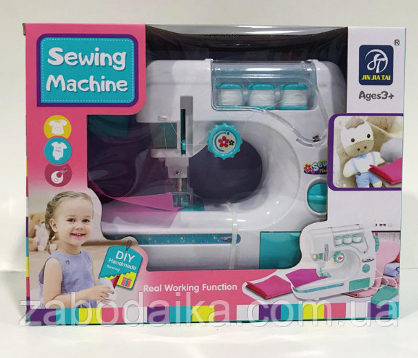 Дитяча швейна машинка, іграшкова побутова техніка дитячої, ручна, нічна, фото 1