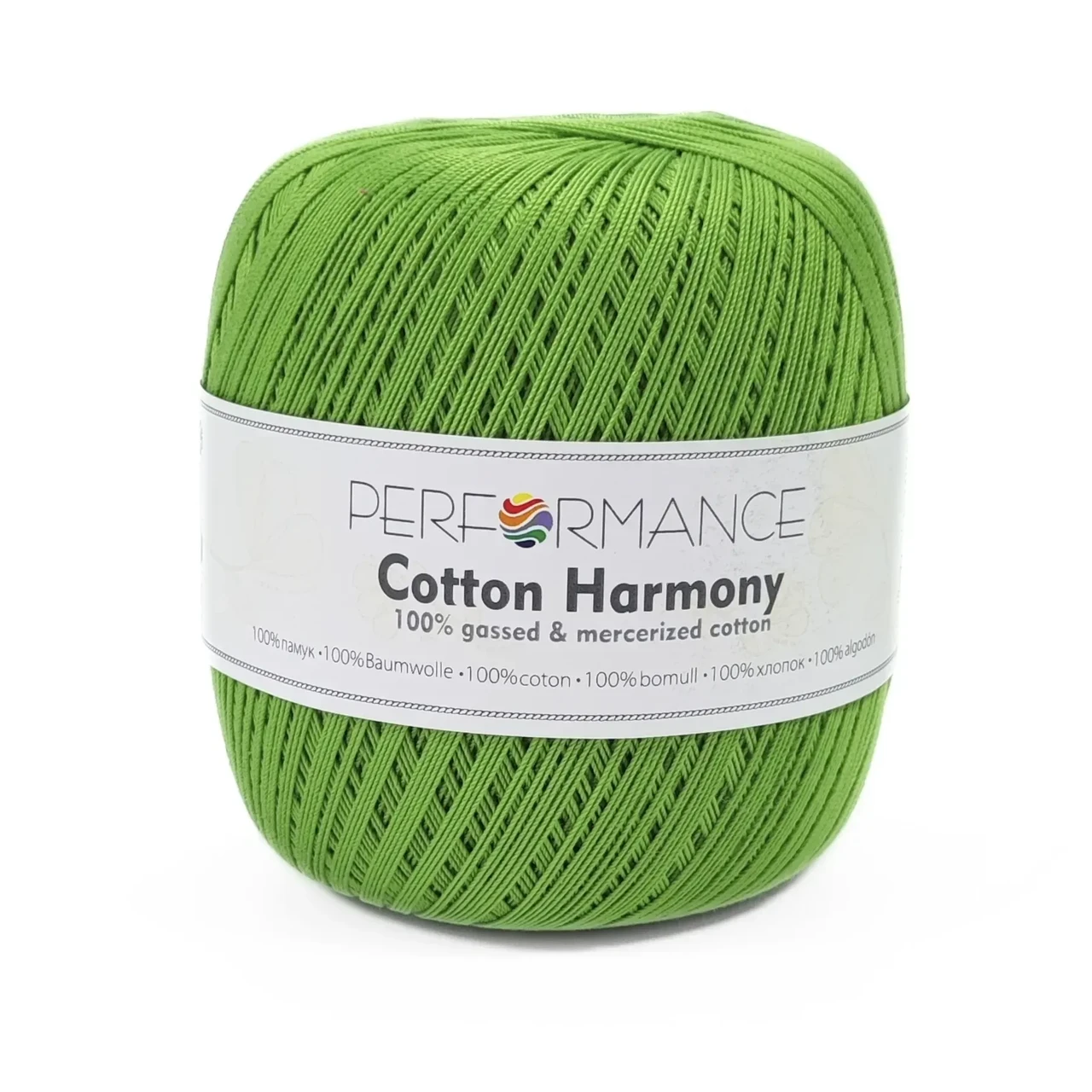 Пряжа Cotton Harmony/Коттон Гармоні, салатовий 0333, Performance, фото 1