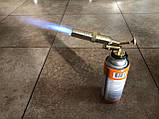 FLAME GUN QM Пальник (насадка) з п'єзопідпалом латунна газова на пропанові балончики (виробництво Китай), фото 4