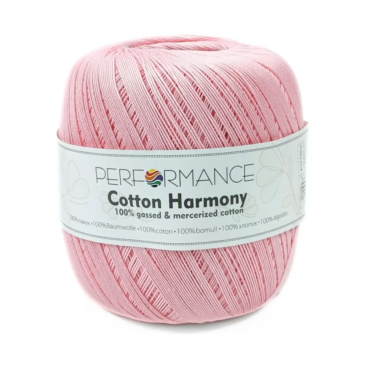 Пряжа Cotton Harmony/Коттон Гармоні, світло-рожевий 0351, Performance, фото 1