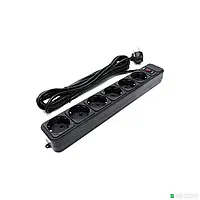 Мережевий фільтр Gembird Power Cube 3.0M (6 розеток) (SPG6-G-10B)