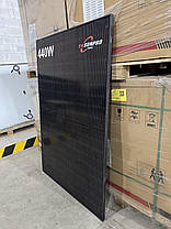 Монокристалічна сонячна панель SunPro SPDG440-N108M10,440 Вт Full Black (N-Type, Bifacial, Half-Cell), фото 3