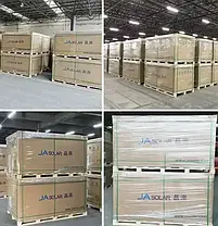 Монокристалічна сонячна панель JA Solar JAM72D30-565/LB, 565Вт, Bifacial, Double Glass, Deep Blue 3.0 Pro, фото 6