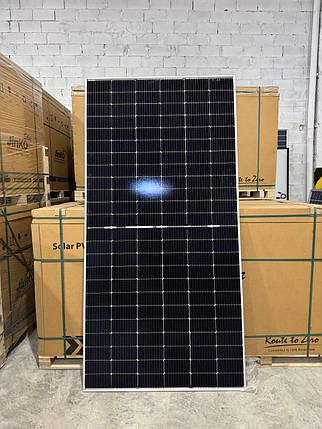Монокристалічна сонячна панель Jinko Solar JKM550-72 HL4-BDVP , 550Вт, Mono, Bifacial, Dual Glass,Half-Cell, фото 1