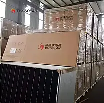 Монокристалічна сонячна панель Tongwei Solar TWMND-72HD590(BF) 590Вт (Bifacial Topcon N-type), фото 5
