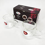 Кружка для кави з подвійним дном Con, Чайні чашки з подвійними стінками Набір чашок подвійним дном KN-37, фото 7