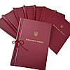 Папка для Дипломної роботи для твер. палітурки, тиснення під золото, бордова 215×305 мм (20мм) (1 шт), фото 2
