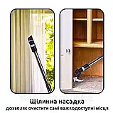 Циклонний пилосос Crownberg 3000Вт Безмішковий контейнерний пилосос 3.5л Пилосос для сухого прибирання К2, фото 4