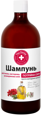 Шампунь The Doctor Health&Care Потрійна сила проти випадіння 1000 мл