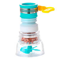 Фільтр-насадка на кран для очищення води, з мінералізатором, універсальне кріплення