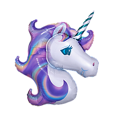 Фігура КИТАЙ-КТ323 Голова єдинорога фіолетова грива (УП)