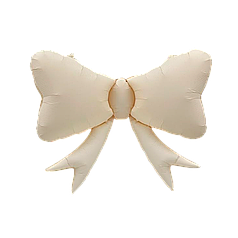 У034 Фігура КИТАЙ-КТ Бант сатин кремовий (УП) ДЕФЕКТ! МАЄ ПОТЕРТОСТІ!