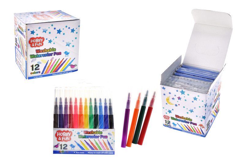 Фломастери 12 кольорів 886-1 (Н)