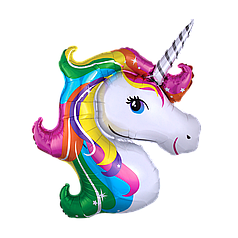 Фігура КИТАЙ-КТ321 Голова єдинорога райдужна грива (УП)