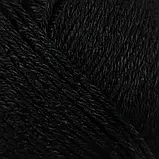 Пряжа Cotton Dazzle/Коттон Дазл, чорний 01, Performance, фото 3