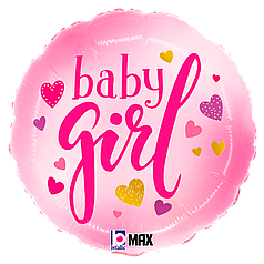 ГР068 GRABO-ГР Коло 18" Bаву Girl - серця на рожевому (УП)