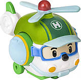 Колекційна машинка Robocar Poli Робокар Хеллі Die Cast MRT-0603, фото 3