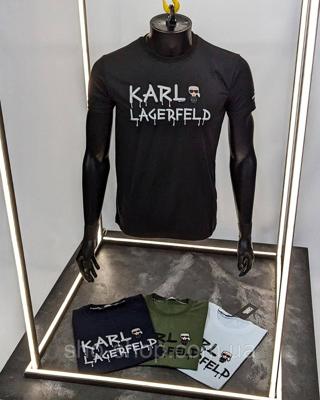 Чоловича футболка Karl Lagerfeld чоловіча футболка Футболка TShKLn007 Туреччина, фото 1