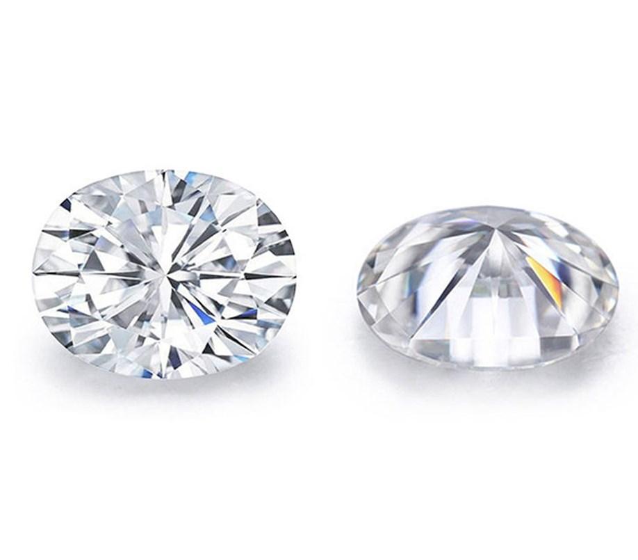 Moissanite Муасаніт білий 8 х 10 мм 3Ct
