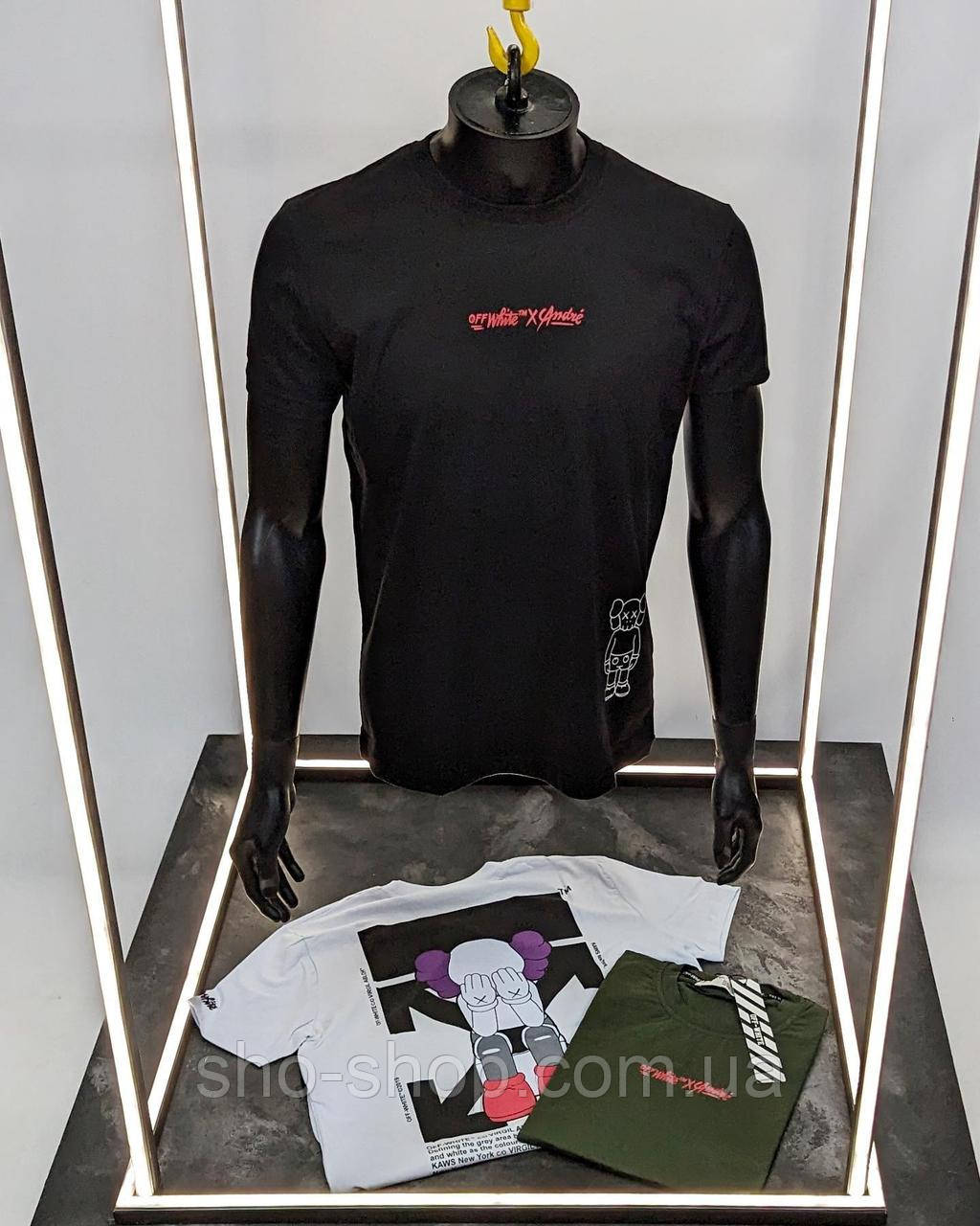 Чоловича футболка Off-White чоловіча футболка Футболка OFF WHITE TShOFFn004 Туреччина, фото 1