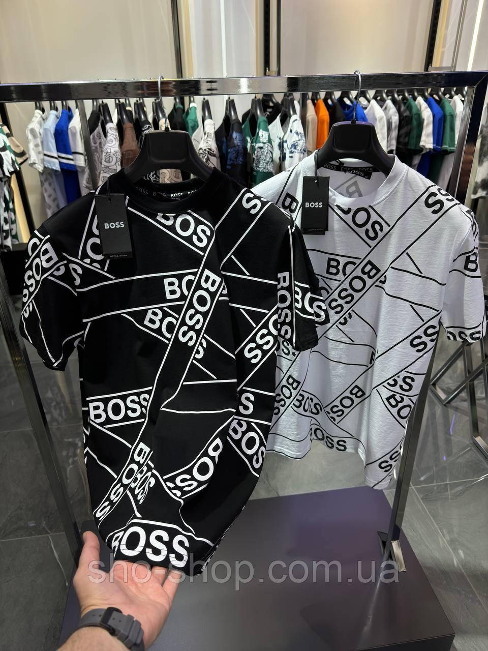Чоловича футболка Hugo Boss чоловіча футболка Футболка HUGO BOSS TShHBn016 Туреччина, фото 1