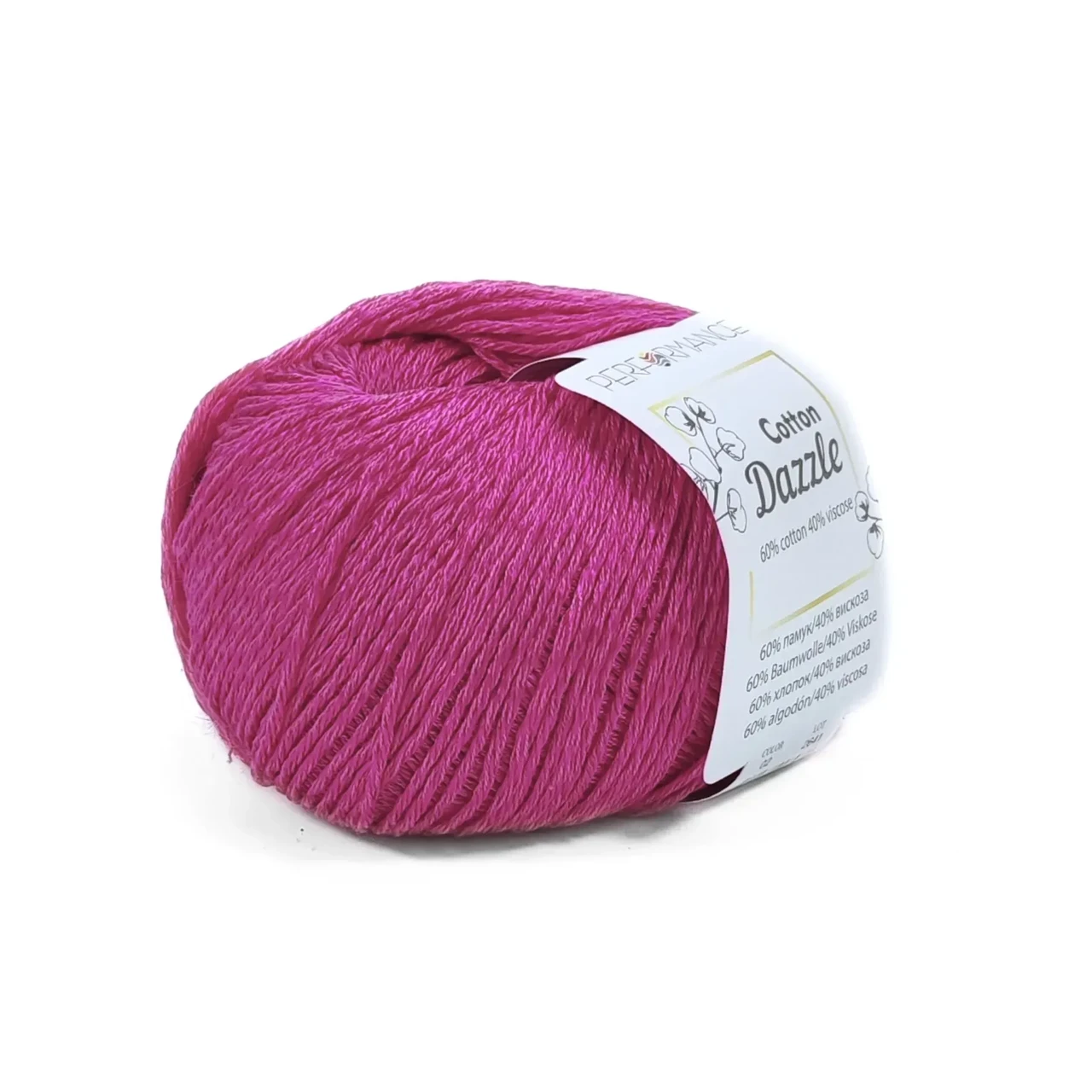 Пряжа Cotton Dazzle/Коттон Дазл, рожевий 34, Performance, фото 1