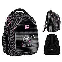 Шкільний рюкзак для дівчинки Kite Education teens K25-8001L-2 сірий