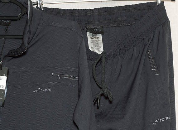Спортивний костюм чоловічий літо холодок Fore 3XL/1,4XL/2,5XL/3,6XL/4,7XL/5, фото 5