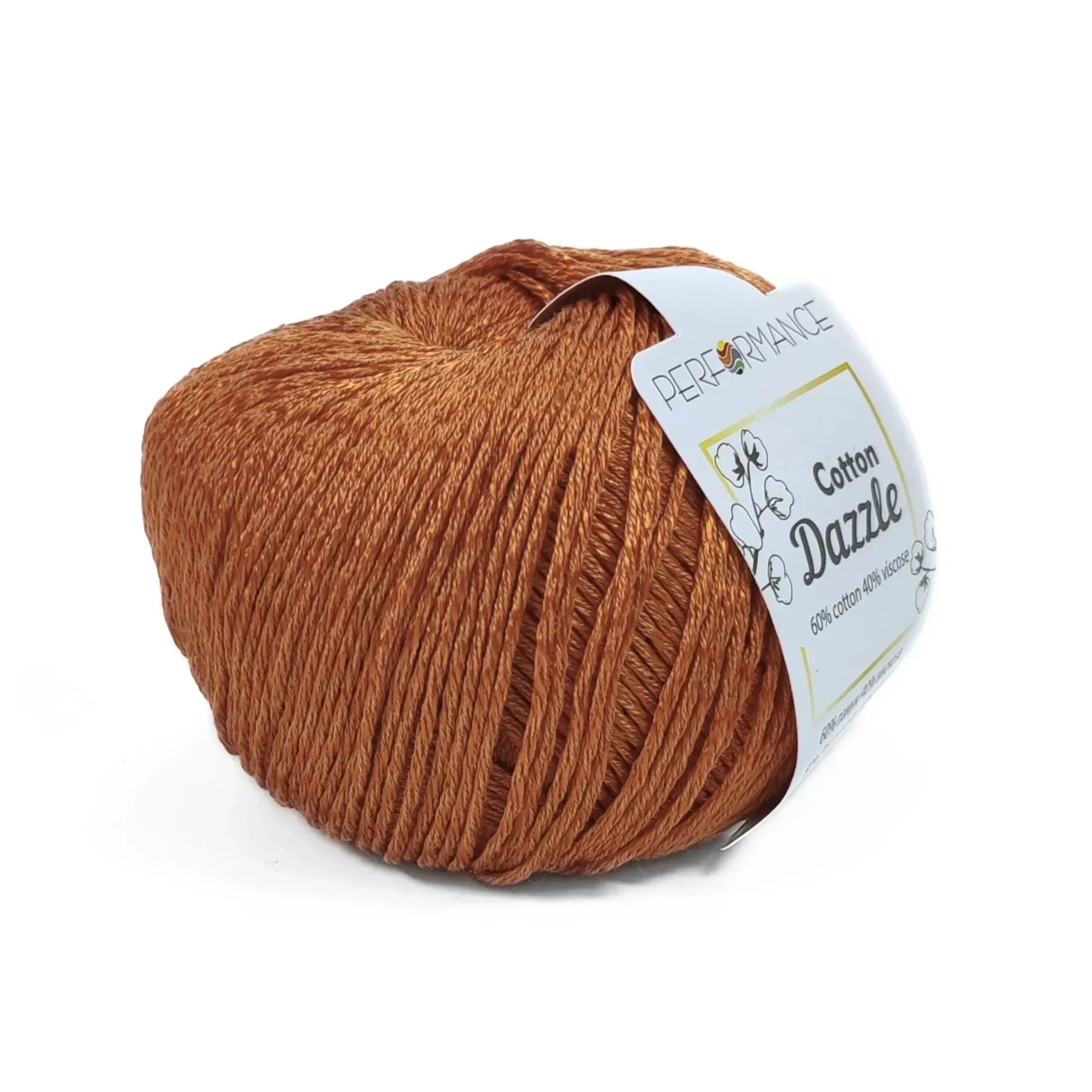 Пряжа Cotton Dazzle/Коттон Дазл, помаранчевий 199, Performance, фото 1