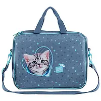 Шкільна текстильна сумка для дівчинки Kite Studio Pets SP25-589-2