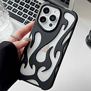 Чохол TPU WinFire для iPhone 15 Pro (6.1") Black, фото 4