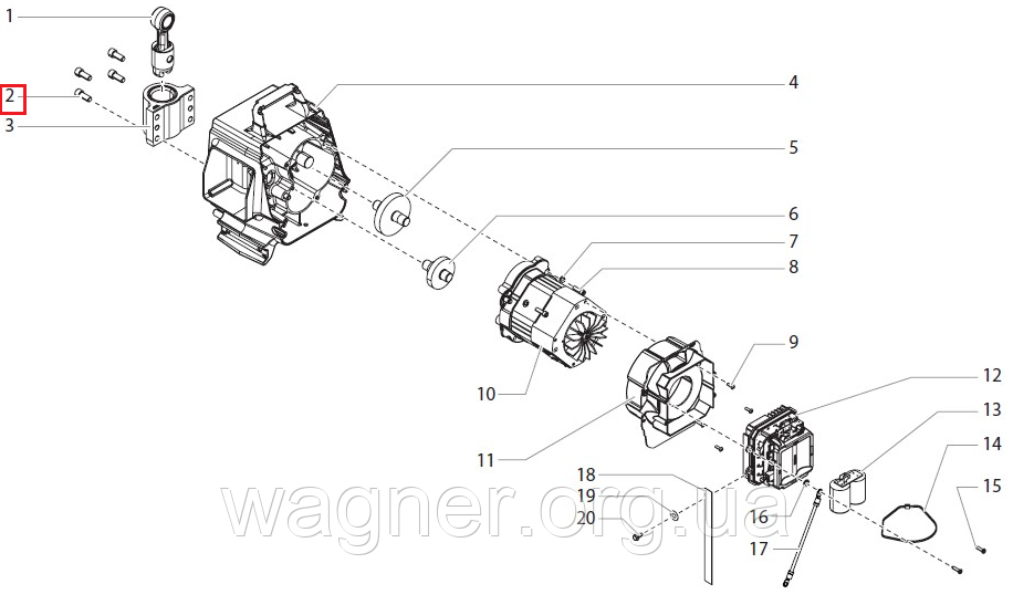 Винт (4) на Wagner