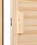 Двері для лазні та сауни Tesli Глуха Зебра 2000 х 700, фото 5